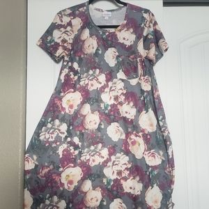 LulaRoe Carly Floral Swing Dress